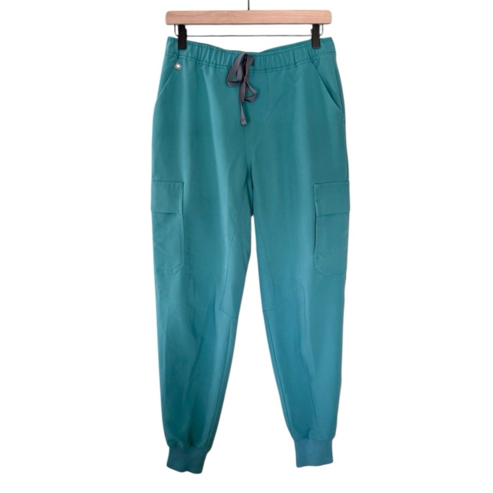 Figs Men’s Tansen Jogger Scrub Pants Teal Light Blue Medical Nurse Size Small